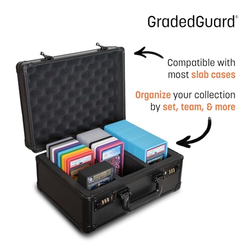 GradedGuard PSA Card Slab Protector Case - Impact Resistant TPU Holder for Graded Cards (White)
