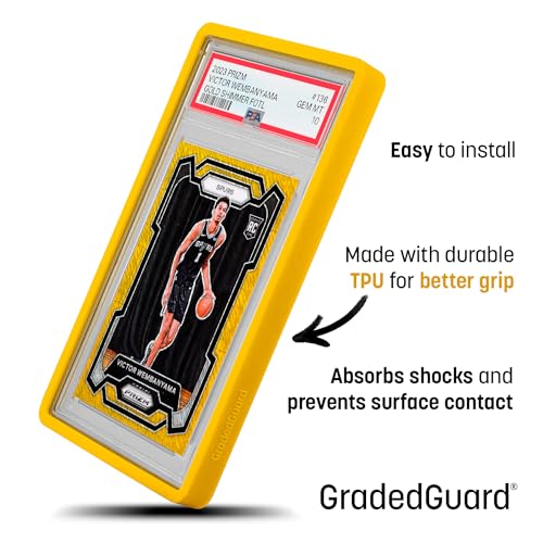 GradedGuard PSA Card Slab Protector Case - Purple, Impact Resistant TPU Holder