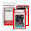 GradedGuard PSA Card Slab Protector Case – Red, Impact-Resistant TPU for Standard PSA Graded Cards