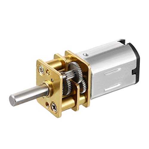 Greartisan 6V N20 Micro Geared Motor 1500RPM 1:10 Ratio Metal Gearbox for DIY
