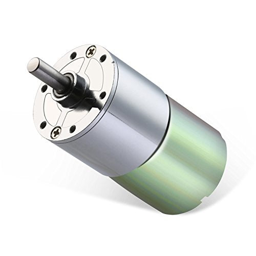 Greartisan DC 12V 30RPM High Torque Gear Motor with All-Metal Gears and D-Shaped Output Shaft