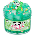 Green Clear Slime with Jelly Cubes and Charms – Crunchy Sensory Toy for Kids