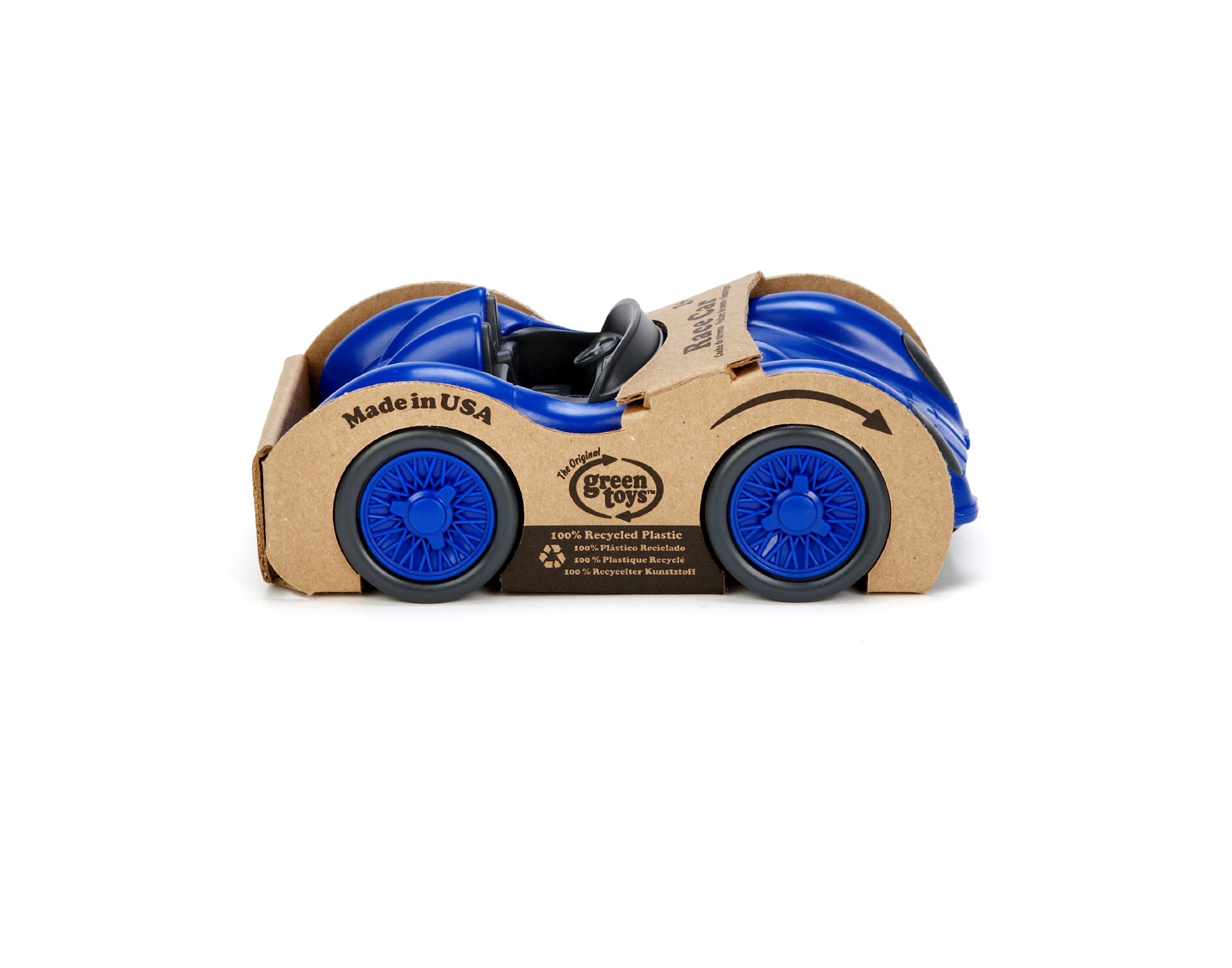 Green Toys Race Car (Blue) – Eco-Friendly Toy Car Made from Recycled Plastic
