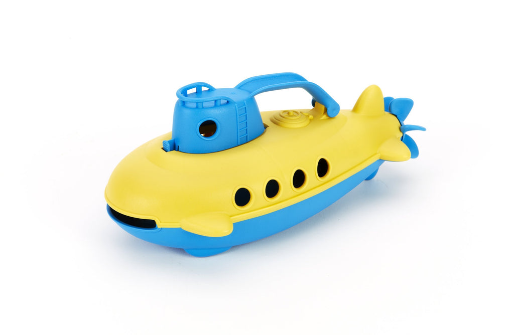 Green Toys Submarine – Eco-Friendly Bathtub Toy, Floating Pouring Boat for Kids 6 Months+