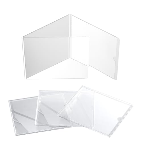 GRKNOA Protective Sleeves for Large Mahjong Cards (2025-2026) - 4 Pack