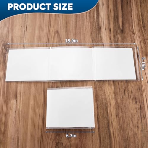 GRKNOA Protective Sleeves for Large Mahjong Cards (2025-2026) - 4 Pack