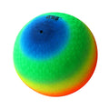 GSE 10" Rainbow Playground Ball: Inflatable, Soft Grip, Tear-Resistant for Kids & Adults
