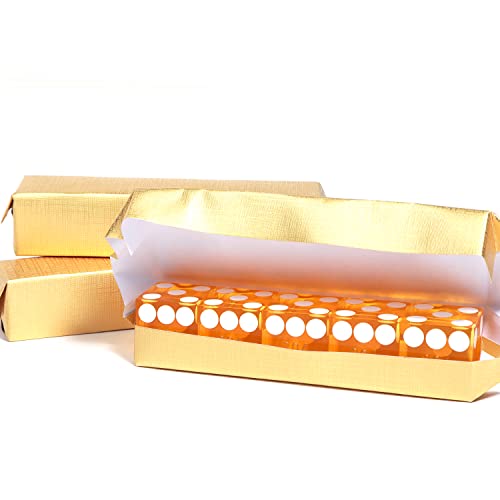 GSE Games & Sports Expert AAA Grade 19mm Pro Vegas Casino Craps Dice Set of 5 – Razor Sharp Edges, Serialized Numbers