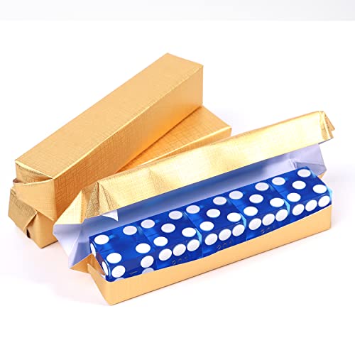 GSE Games & Sports Expert AAA Grade 19mm Vegas Style Craps Dice Set of 5 - Blue, Serialized, Razor Sharp Edges