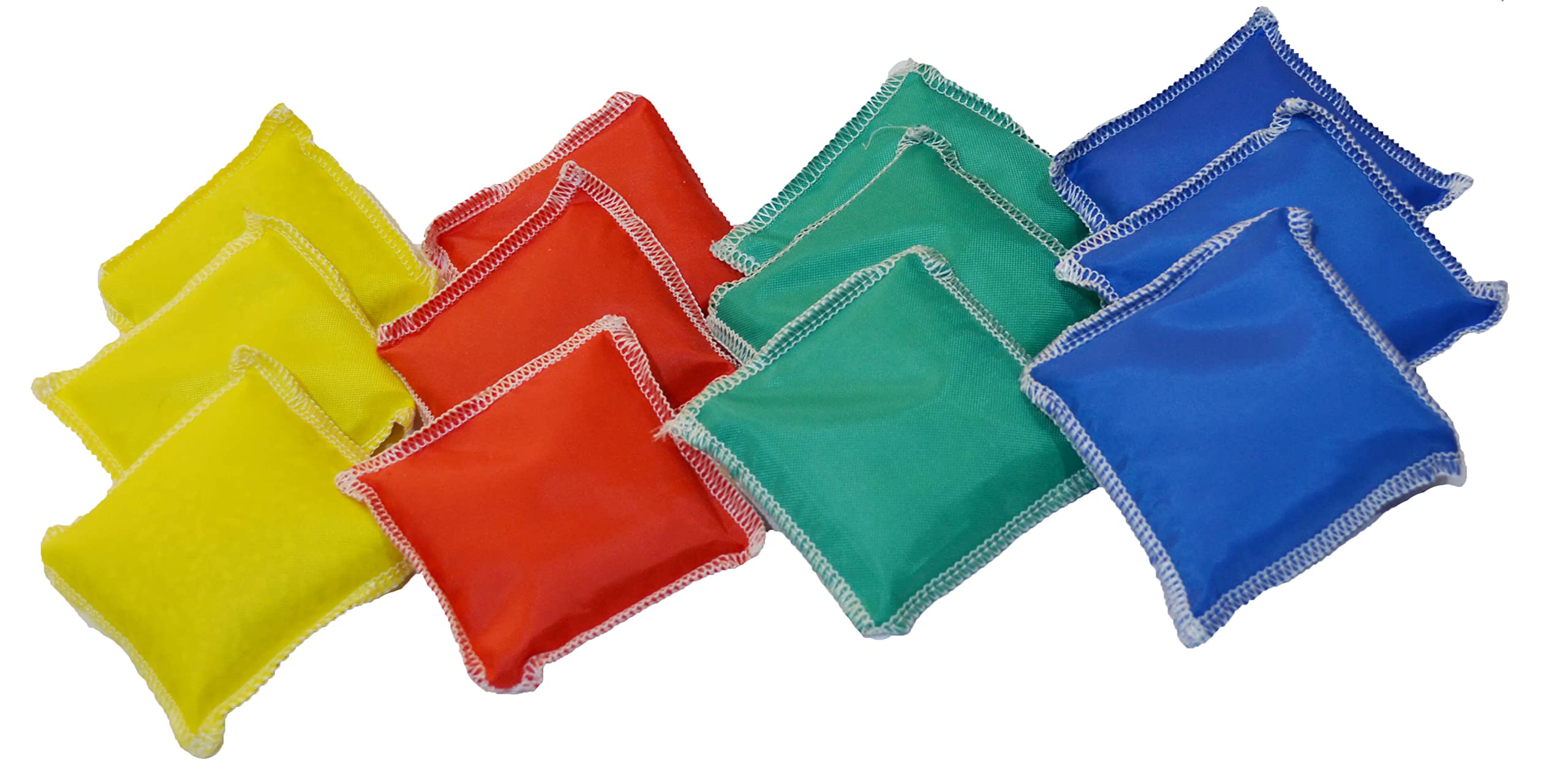 GSi 12-Pack Mini Bean Bags & 12-ft Play Parachute for Cooperative Games, PE, and Outdoor Fun
