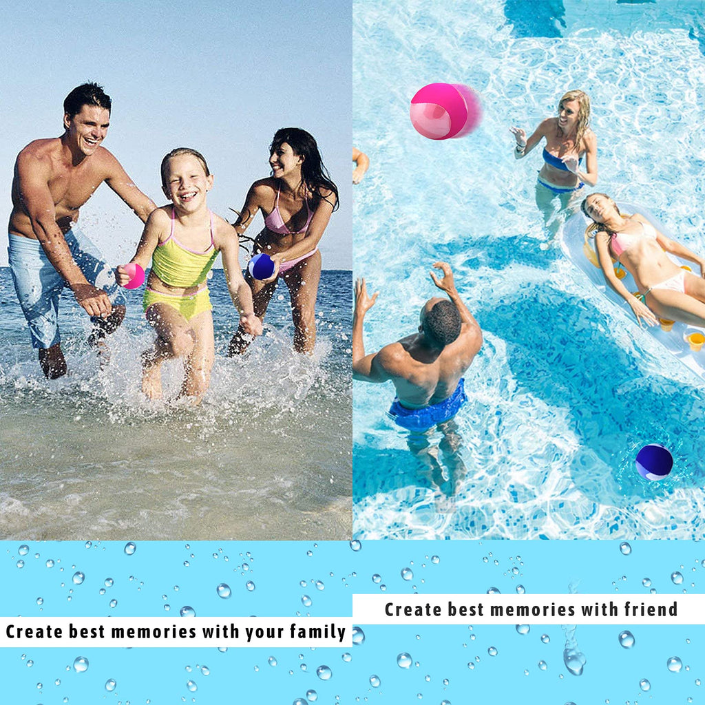 Guard Glasses Water Skipping Ball 2-Pack – TPR Bouncing Balls for Beach, Pool & Lake Fun