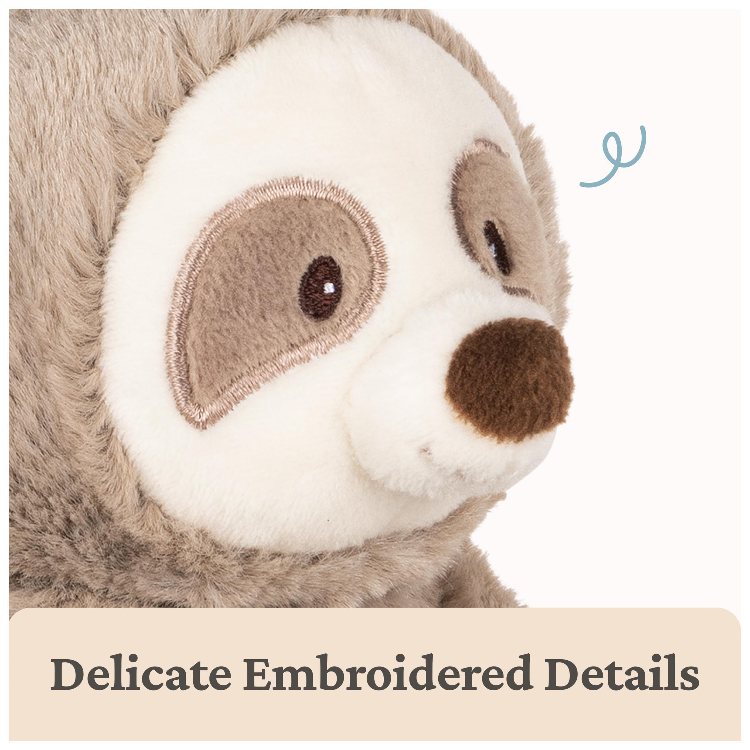 GUND Baby Lil’ Luvs Reese Sloth Tuck-Away Lovey – Plush Toy with Hidden Security Blanket