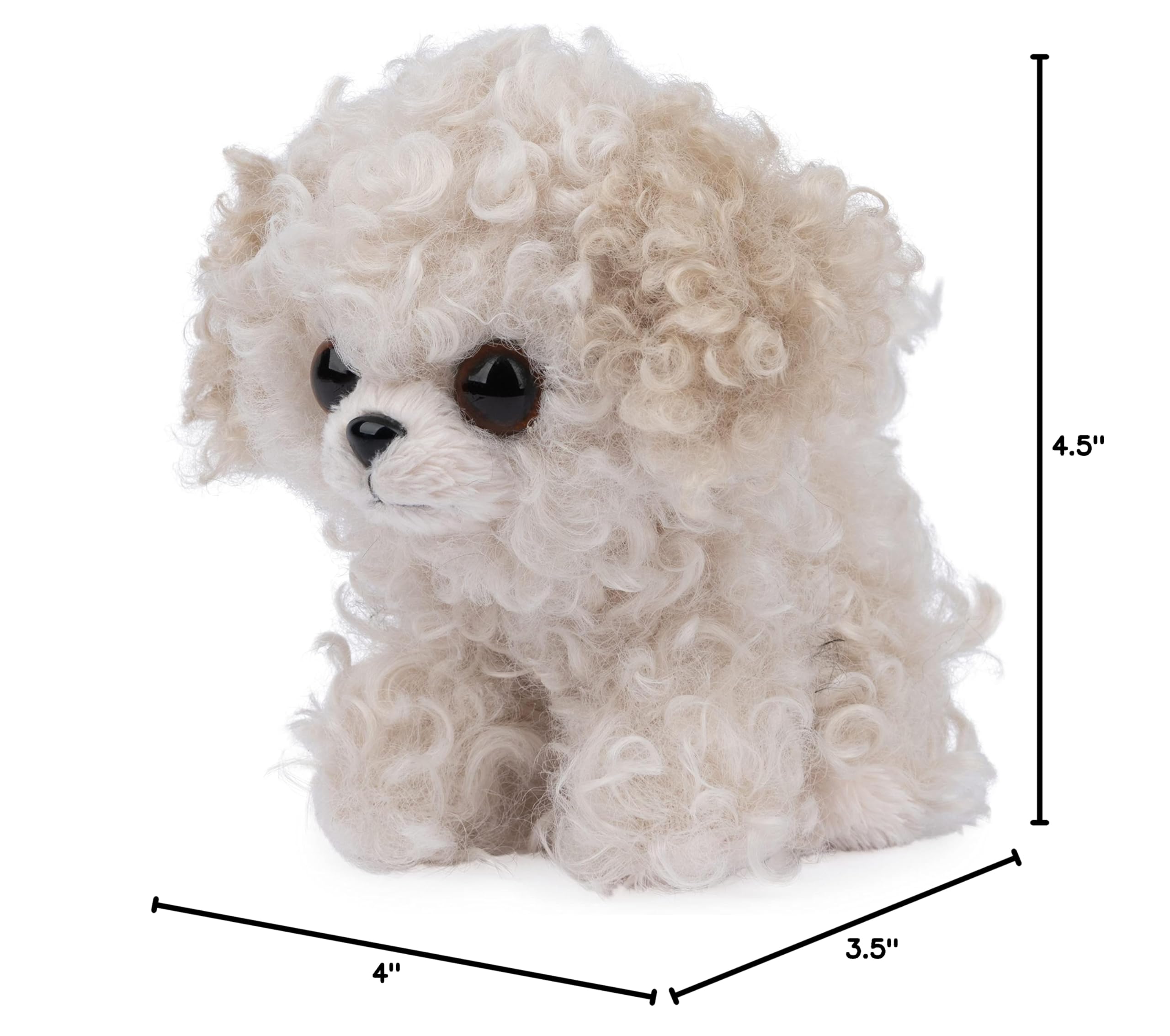 GUND Boo & Friends Bowie the Maltipoo Plush, 5-Inch Miniature Stuffed Puppy, Ages 1+
