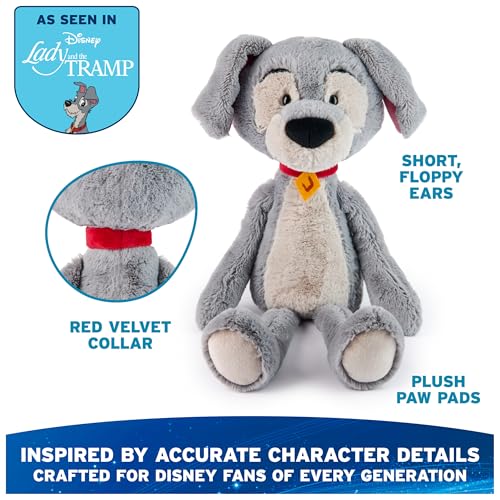 GUND Disney Tramp Toothpick Plush – 15 Inch Soft Stuffed Animal Toy from Lady and the Tramp