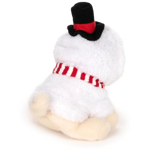 GUND Doug the Pug Snowman Plush, 5 Inch Stuffed Animal in Winter Outfit