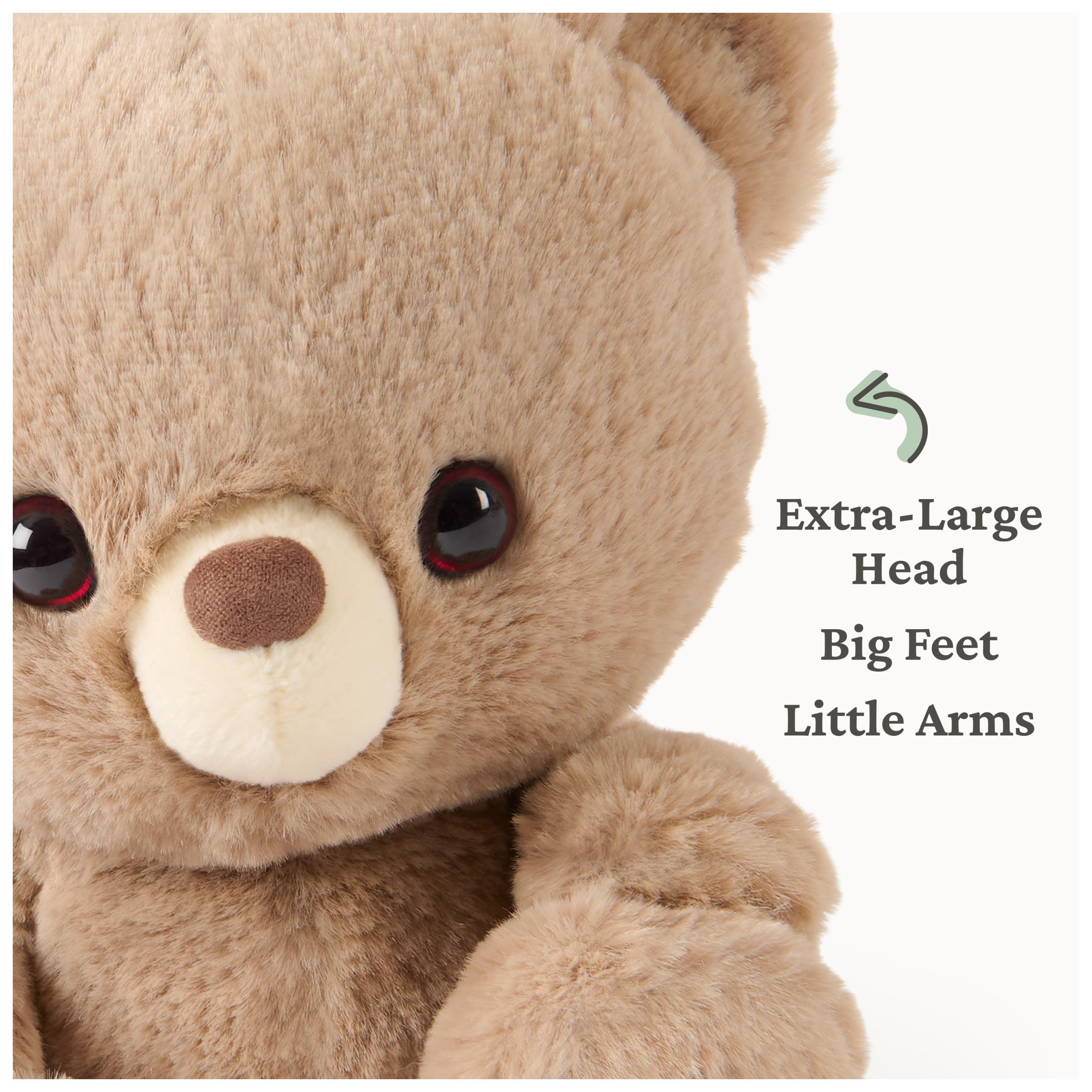 GUND Kai Teddy Bear - 7 Inch Taupe Plush Toy, Soft and Huggable, Surface Washable, for Ages 1+