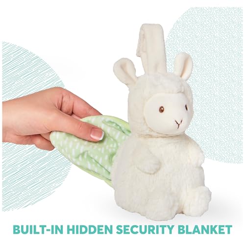 GUND Liam Llama Tuck-Away Lovey – Plush Toy with Built-in Baby Blanket