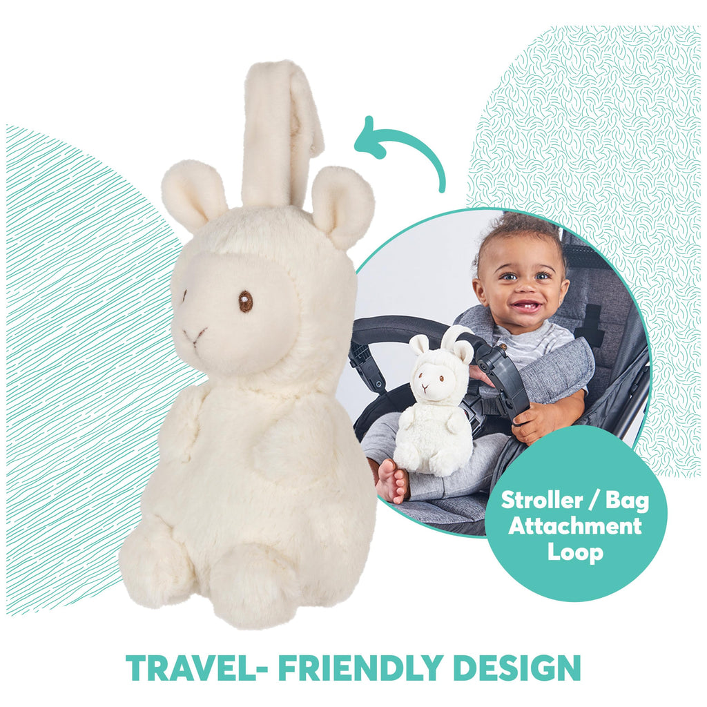 GUND Liam Llama Tuck-Away Lovey – Plush Toy with Built-in Baby Blanket