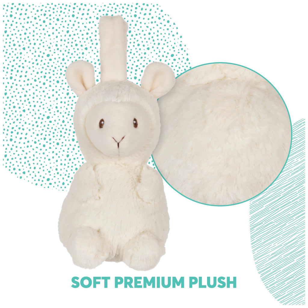 GUND Liam Llama Tuck-Away Lovey – Plush Toy with Built-in Baby Blanket