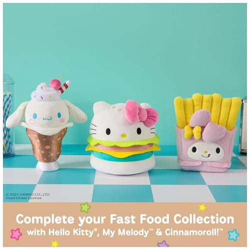 GUND My Melody French Fries Plush – 8-inch Kawaii Collectible Stuffed Toy