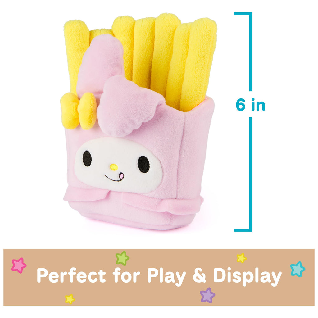 GUND My Melody French Fries Plush – 8-inch Kawaii Collectible Stuffed Toy