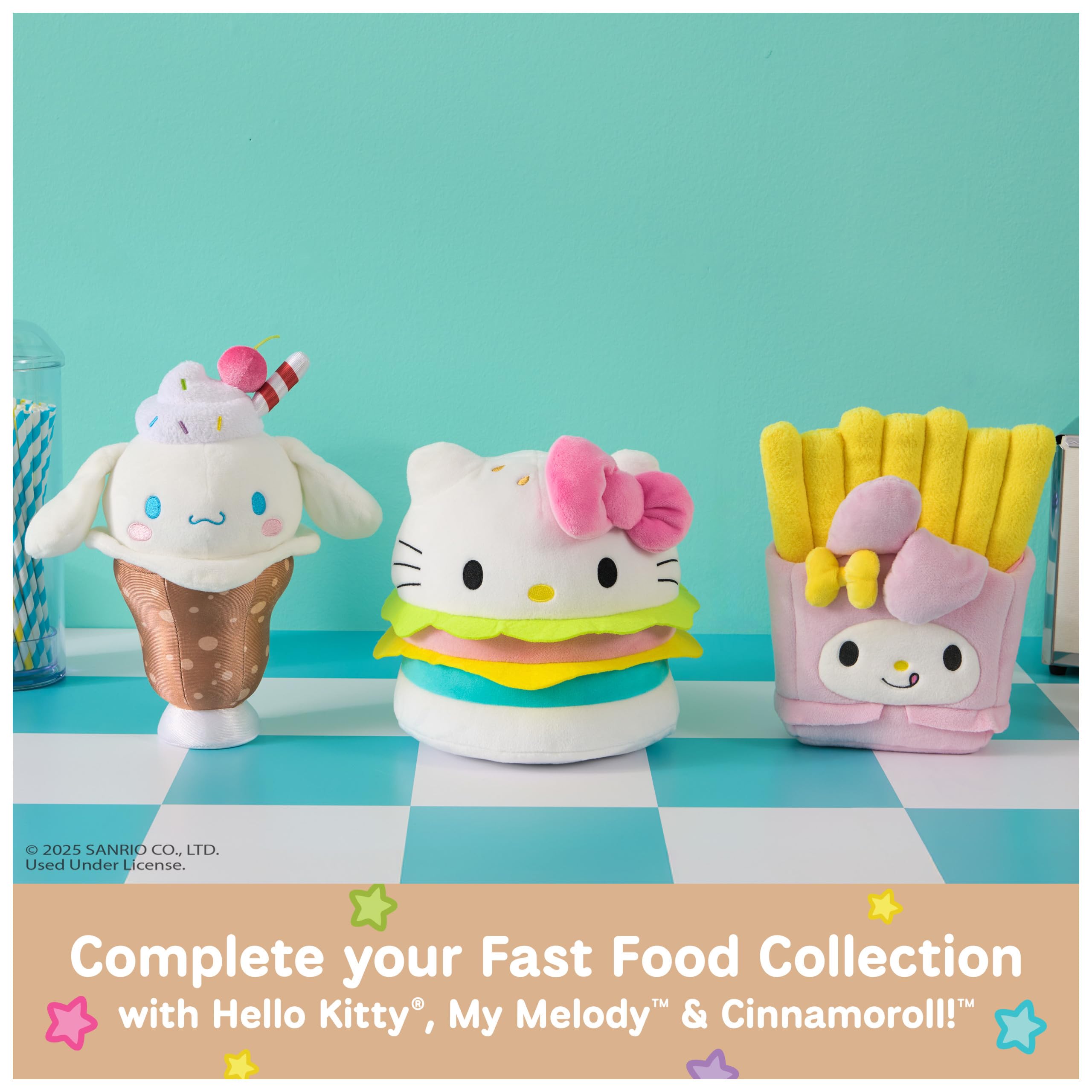 GUND My Melody French Fries Plush – 8-inch Kawaii Collectible Stuffed Toy