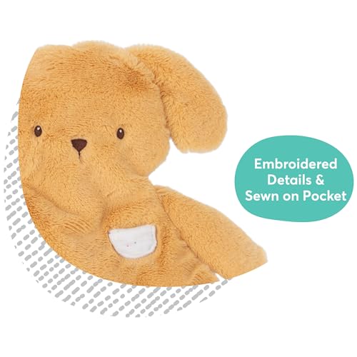 GUND Oh So Snuggly Puppy Lovey – 14-Inch Plush Blanket Toy for Babies, Butterscotch Yellow