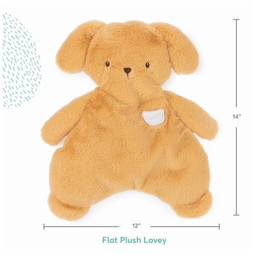 GUND Oh So Snuggly Puppy Lovey – 14-Inch Plush Blanket Toy for Babies, Butterscotch Yellow
