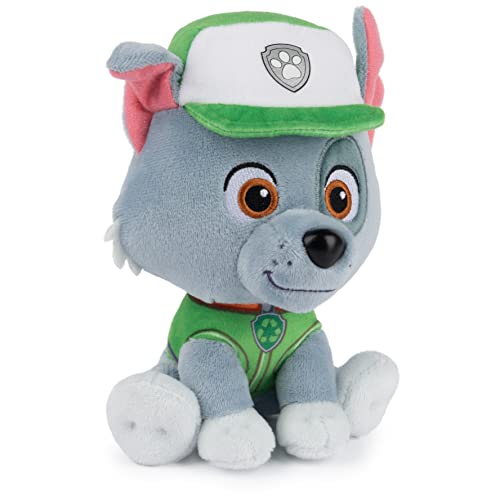 GUND PAW Patrol Rocky Plush Toy - 6 Inches, Official Recycling Uniform, Soft Stuffed Animal for Ages 1+