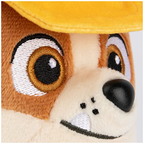 GUND PAW Patrol Rubble Plush Toy – 6-Inch Stuffed Animal in Yellow Construction Uniform, Ages 1+