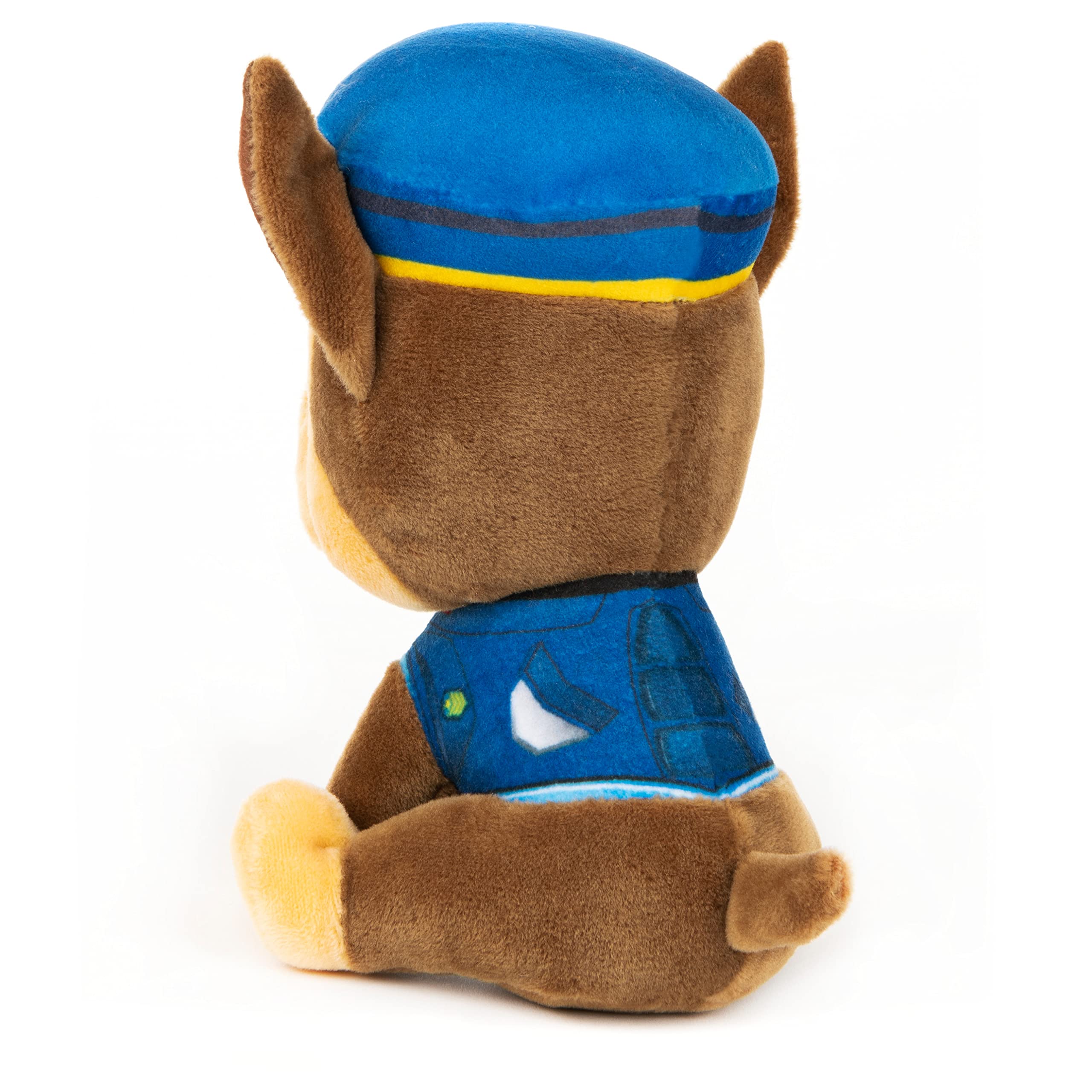 GUND PAW Patrol: The Movie Chase Plush Toy – 6-Inch Cuddly German Shepherd with Policeman Uniform