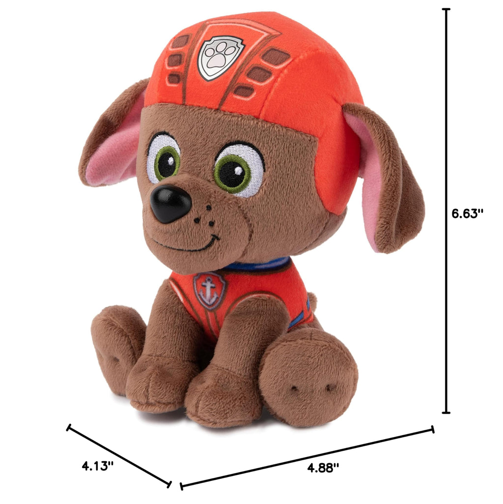 GUND PAW Patrol Zuma Plush Toy – 6-Inch Chocolate Labrador in Water Rescue Uniform