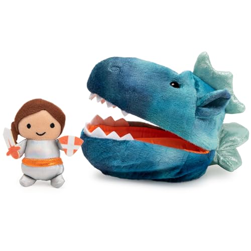 GUND Plush Pod Dragon with Knight, 9.5-Inch Surprise Stuffed Animal