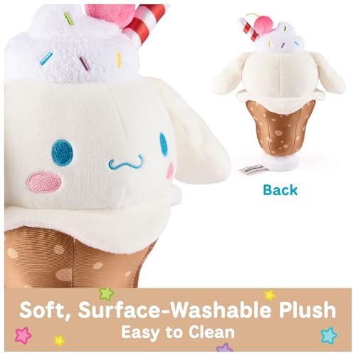 GUND Sanrio Cinnamoroll Root Beer Float Plush – 8-Inch Collectible Stuffed Animal, Ages 1+