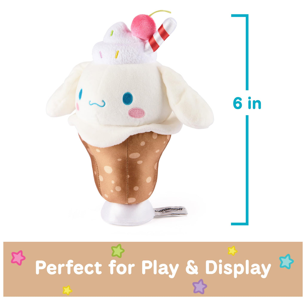 GUND Sanrio Cinnamoroll Root Beer Float Plush – 8-Inch Collectible Stuffed Animal, Ages 1+