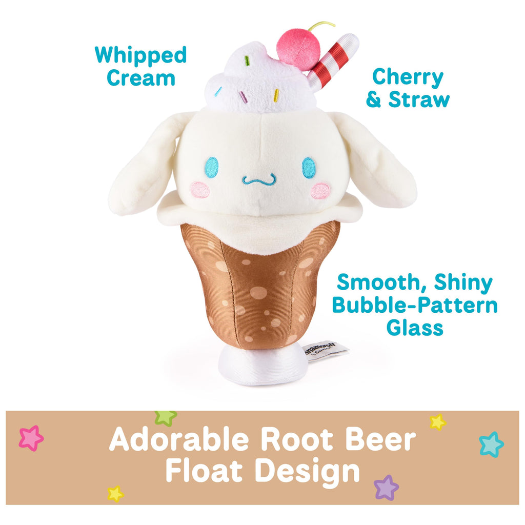GUND Sanrio Cinnamoroll Root Beer Float Plush – 8-Inch Collectible Stuffed Animal, Ages 1+