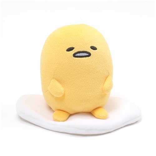 GUND Sanrio Gudetama Sitting Plush 4.25 Inches – Lazy Egg Stuffed Toy for Fans