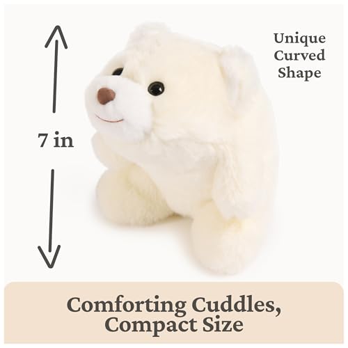GUND Snuffles Teddy Bear - 7-Inch Classic White Plush Toy, Soft & Huggable for Ages 1+