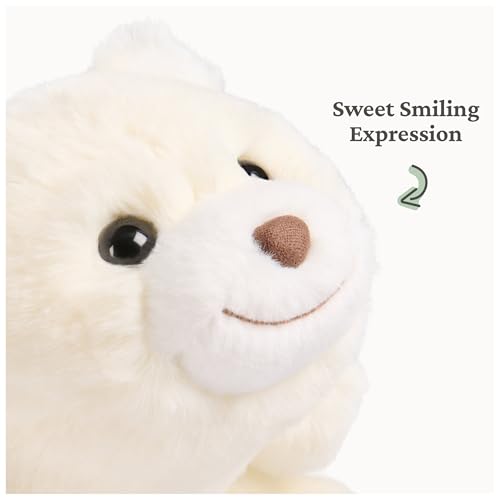 GUND Snuffles Teddy Bear - 7-Inch Classic White Plush Toy, Soft & Huggable for Ages 1+