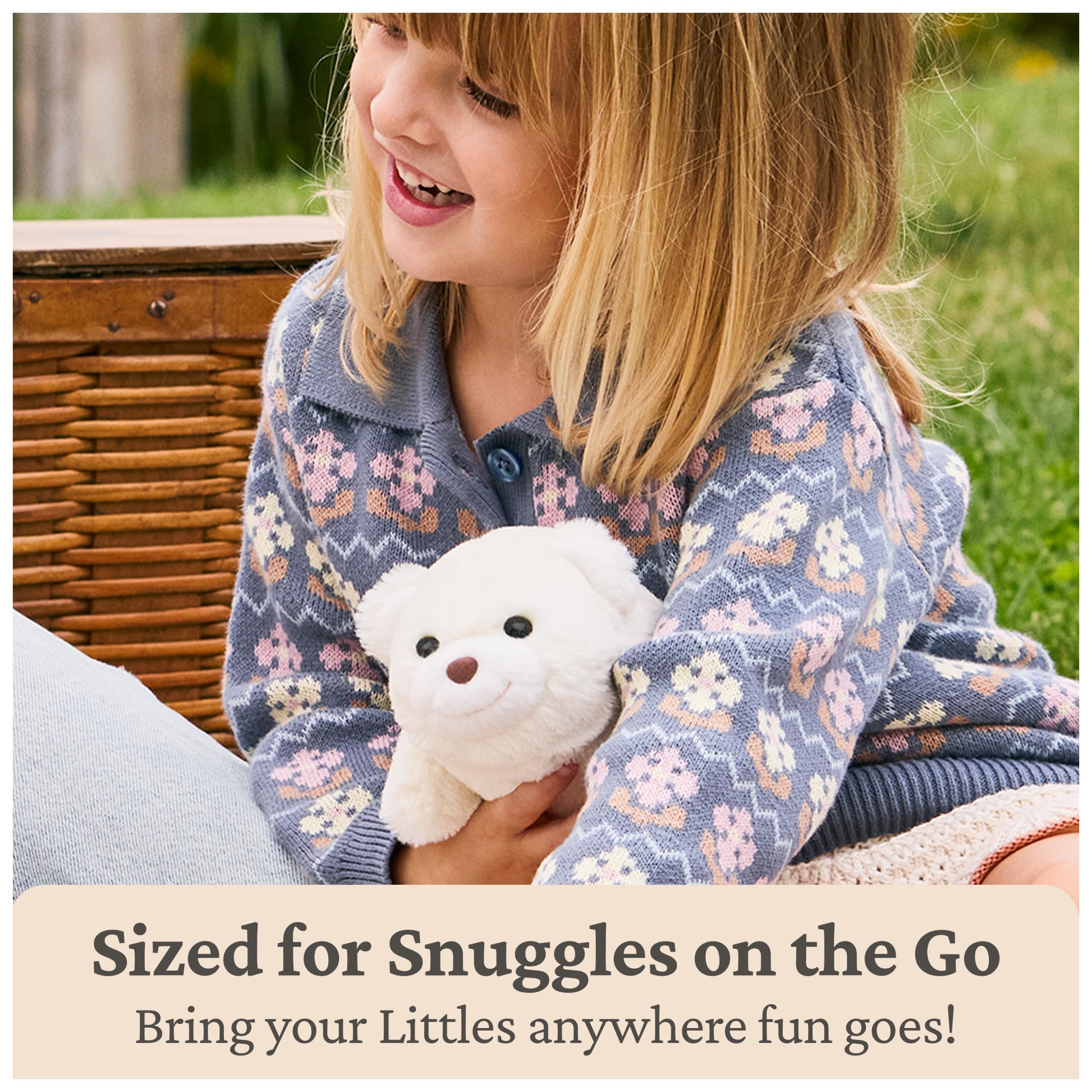 GUND Snuffles Teddy Bear - 7-Inch Classic White Plush Toy, Soft & Huggable for Ages 1+