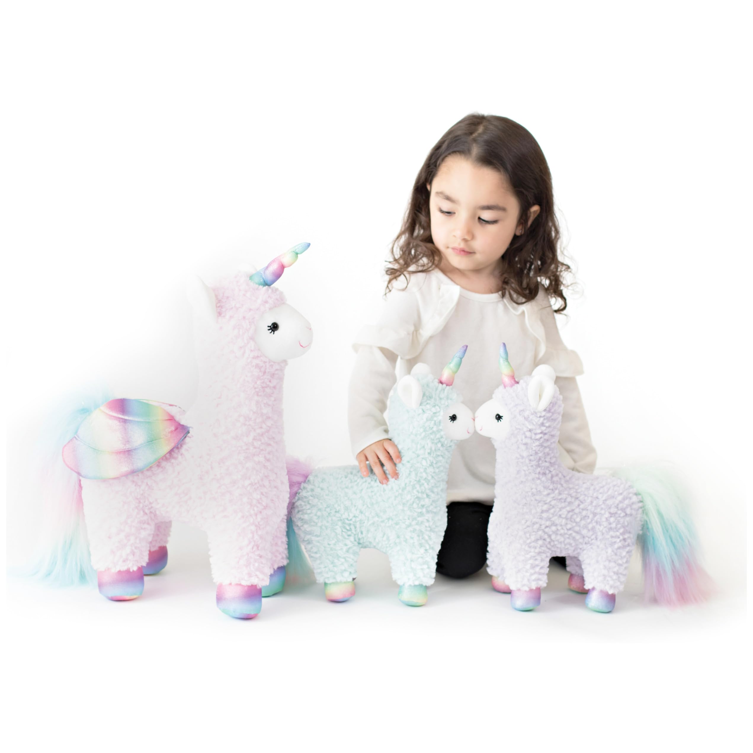 GUND Sugar Plum Llamacorn Plush Toy – 11-Inch Purple Rainbow Stuffed Animal for Ages 1+
