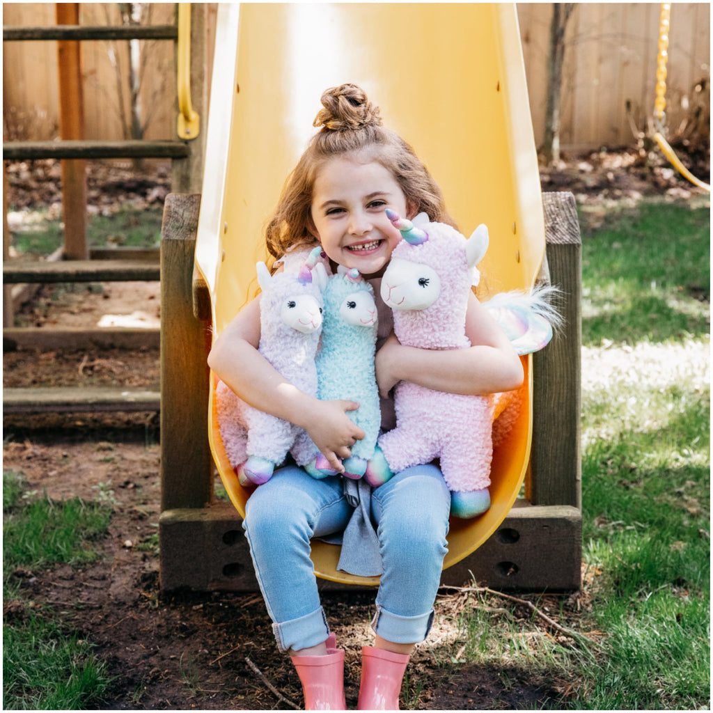 GUND Sugar Plum Llamacorn Plush Toy – 11-Inch Purple Rainbow Stuffed Animal for Ages 1+