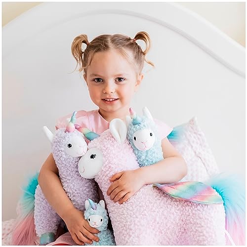 GUND Sugar Plum Llamacorn Plush Toy – 11-Inch Purple Rainbow Stuffed Animal for Ages 1+