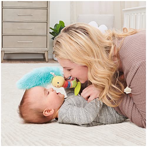 GUND Tinkle Crinkle Caterpillar Sensory Plush Toy - 12 Inch Soft Baby Toy with Crinkles, Bells, and Teether