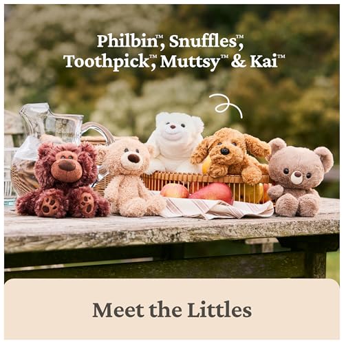 GUND Toothpick Teddy Bear - 7-Inch Beige Plush Toy, Soft & Huggable for Ages 1 and Up