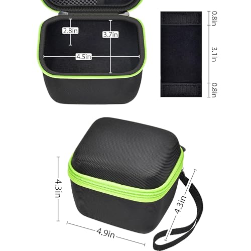 GWCASE Storage Case for LeapFrog LeapMove - Hard Shell Carrying Bag with Mesh Pocket - Black