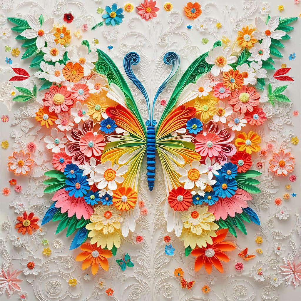 Gyadiex 500 Piece Butterfly Flower Jigsaw Puzzle for Adults – 20x20 Inch Colorful Paper Art with Poster