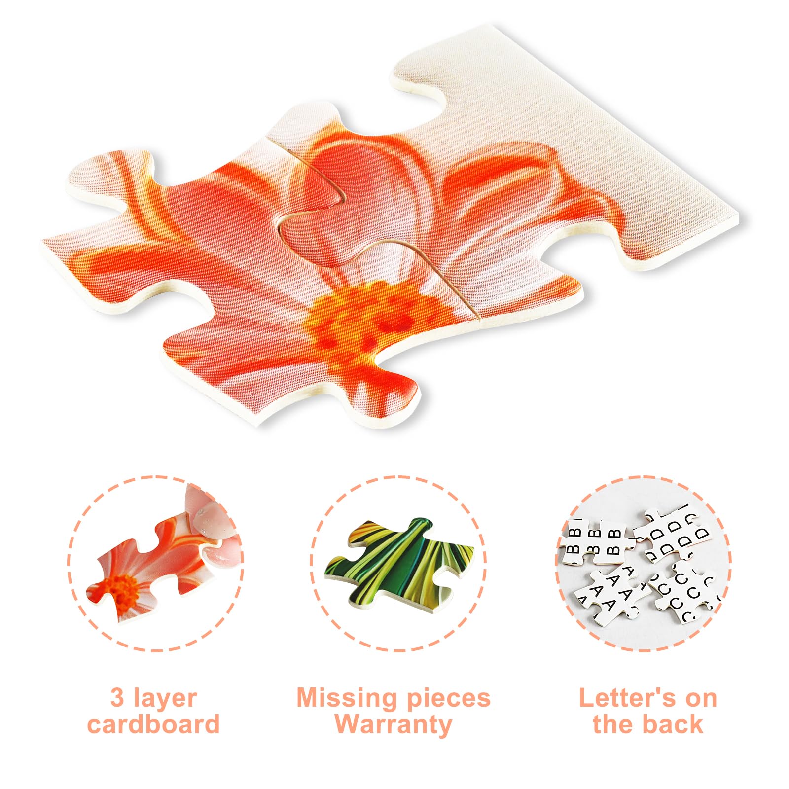 Gyadiex 500 Piece Butterfly Flower Jigsaw Puzzle for Adults – 20x20 Inch Colorful Paper Art with Poster