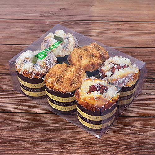 Hagao 6-Pack Fake Cupcakes – Foam Sprinkle Play Food for Pretend Play & Decoration