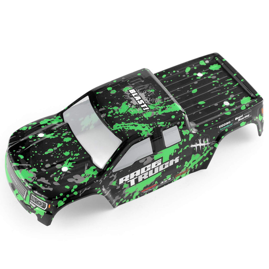 HAIBOXING M1832 Green Replacement Body Shell for 1/18 Scale RC Truck (2020 Version 18859)